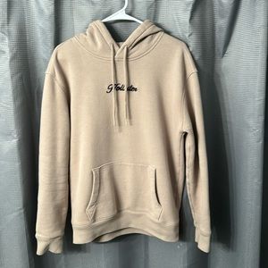 Hollister men’s tan hoodie, size small